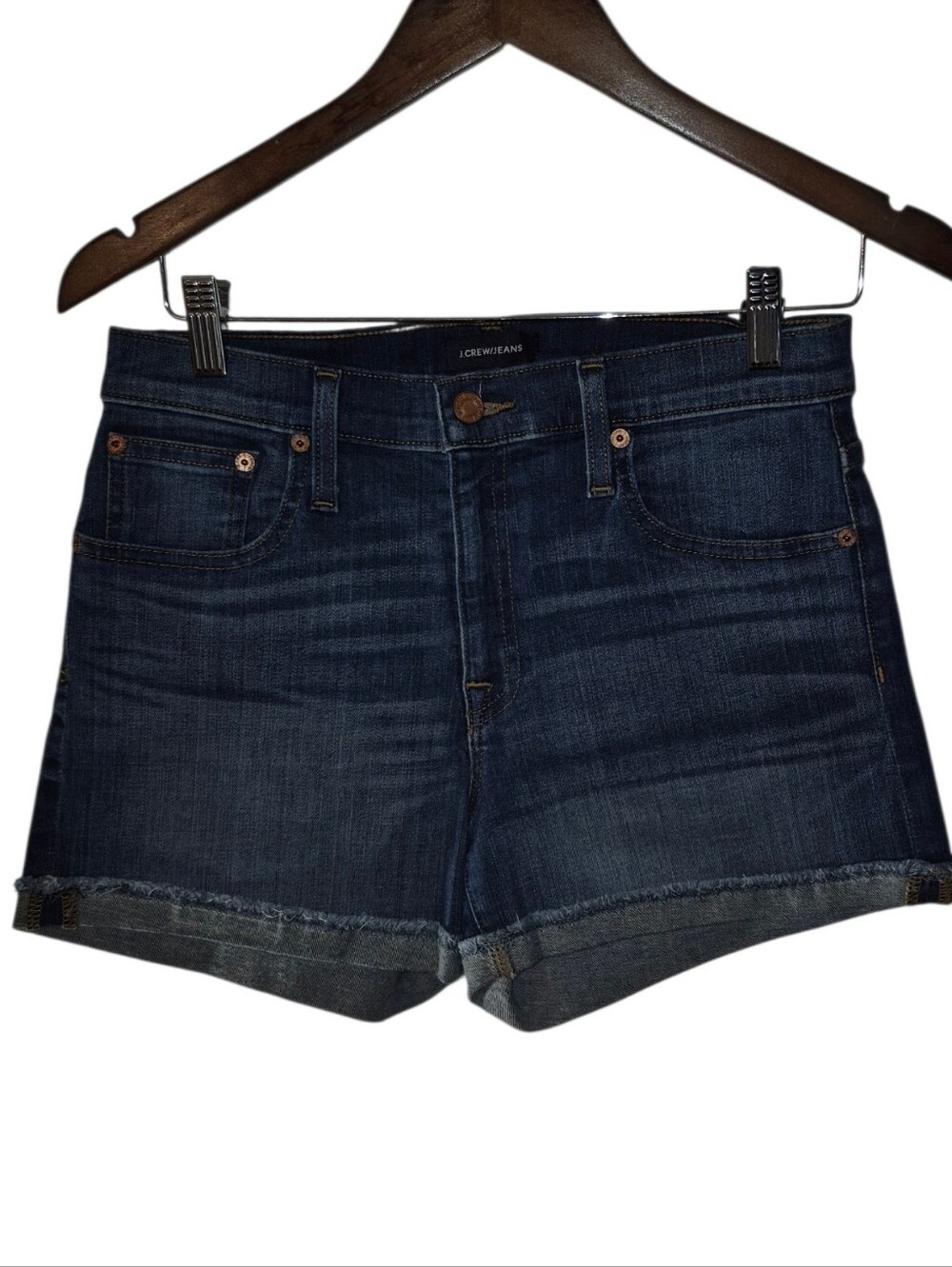 J. Crew NWT Dark Indigo Denim Jean Shorts 26